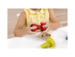Lot de vis et boulons eco conãus miniland fibre plastique et bois 100% recycleble 24 pieces et 4