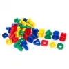 Lot de vis et boulons lap construction technique plastique 80 pieces et 16 fiches d activites