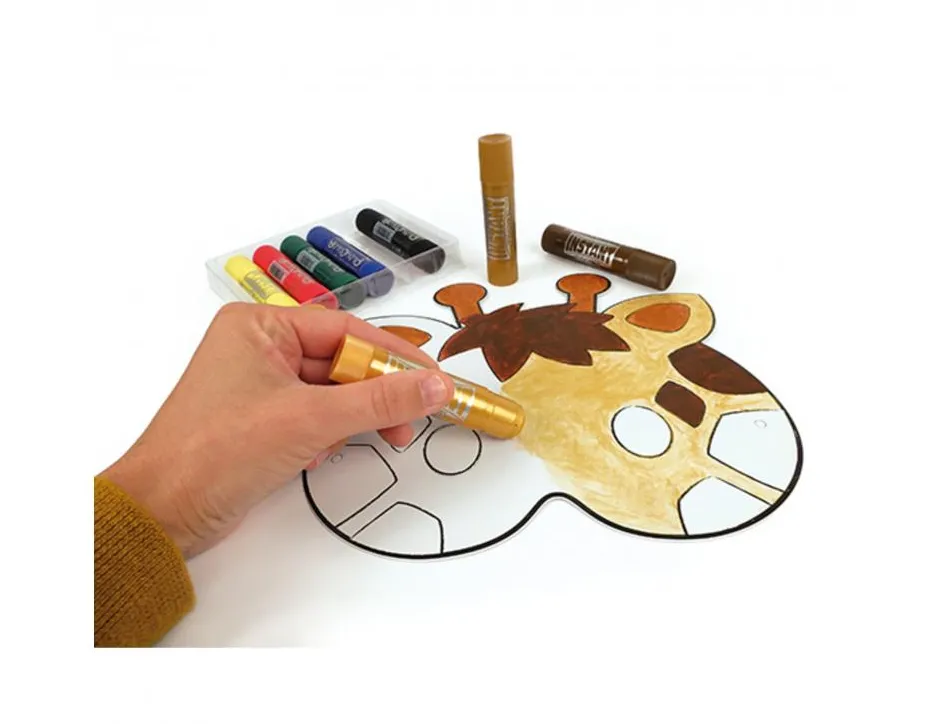 Lot masques animaux graine creative carton 6 unites assortis