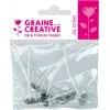Lot meches sur pied graine creative pour bougies 8 unites 10cm