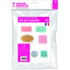 Lot mini-moules pour savons graine creative 6 formes classiques assortis