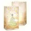 Lot photophores folia papier 19x11,5x7cm