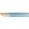 Lot pinceaux maier n 4 8 et 10 manches bleu 3 unites
