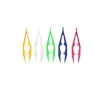 Lot pinces pour perles et aquaperles loolipo plastique pour enfants 5 coloris assortis