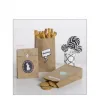 Lot sacs papier kraft folia 12x21cm 15 unites coloris brun