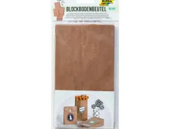 Lot sacs papier kraft folia 12x21cm 15 unites coloris brun