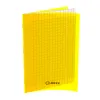 Lotde 10 cahiers cambridge polypro jaune indechirable et lavable papier velin extra 24x32 cm piqure 80g seyes 80g