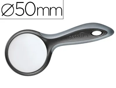 Loupe maped scolaire verre optique fumé 50mm diamètre grossissement par 3 anti-déformation