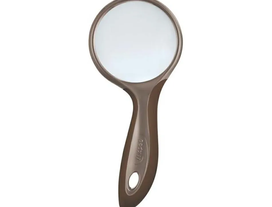 Loupe maped scolaire verre optique fumé 75mm diamètre grossissement par 3 anti-déformation coloris noir