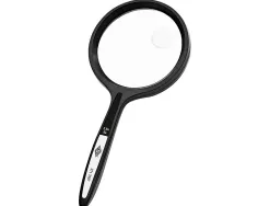 Loupe q-connect bifocale en verre diam. 75mm poignee courbee coloris noir