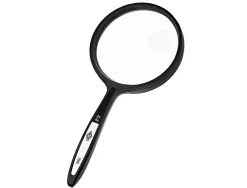 Loupe q-connect bifocale en verre diam. 62mm poignee courbee coloris noir