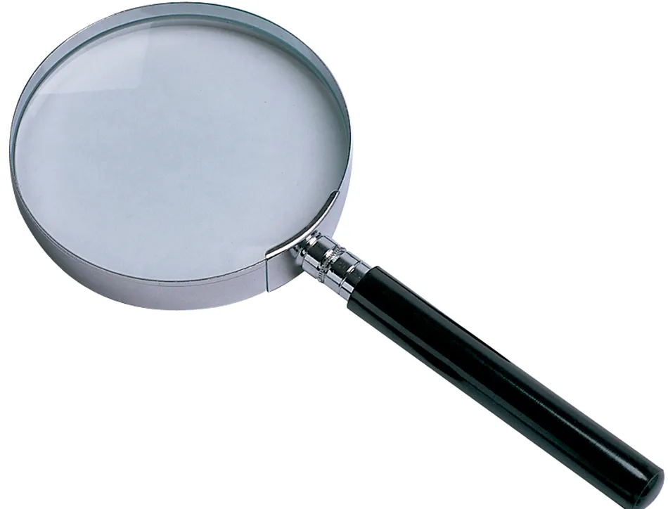 Loupe q-connect verre manche plastique 90 mm coloris noir