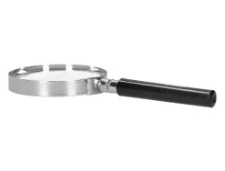 Loupe q-connect verre manche plastique 90 mm coloris noir