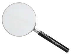 Loupe q-connect verre manche plastique 90 mm coloris noir