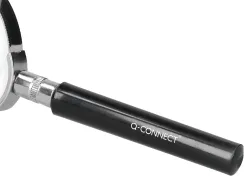 Loupe q-connect verre manche plastique 90 mm coloris noir