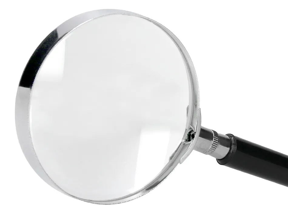 Loupe q-connect verre manche plastique 90 mm coloris noir