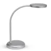 Luminaire bureau maul joy 16 led hauteur 33,5 cm bras 38,5cm tete diametre 11,8cm coloris argent