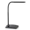 Luminaire bureau maul led pearly colour vario reglable hauteur 37,5cm bras 35,7cm tete 16x6cm coloris noir