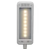 Luminaire bureau maul led pearly colour vario reglable hauteur 37,5cm bras 35,7cm tete 16x6cm coloris blanc