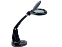 Luminaire loupe maul iris led faible consommation 7w classe a+ lentille 3 dioptries cordon1.4m coloris blanc