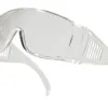 Lunettes visiteur deltaplus piton polycarbonate monobloc uv400 incolore