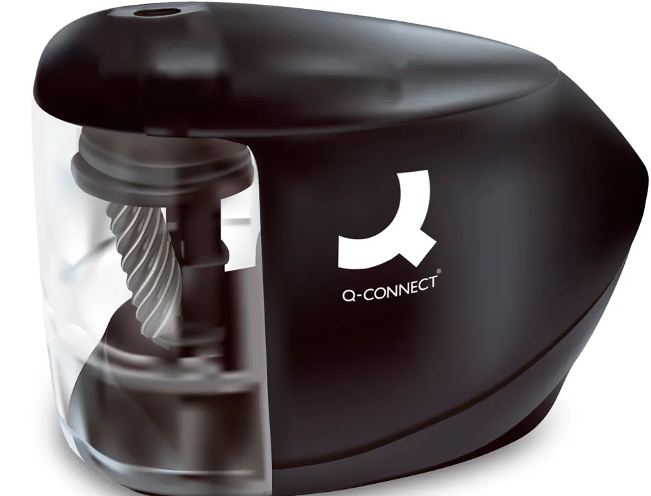 Machine à tailler q-connect électrique de bureau diamètre 6,5 à 8mm inclus adaptateur/piles aa