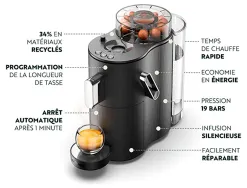 Machine a caf cafe royal coffeeb globe noir 1,1l