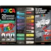 Mallette posca marqueur my blaze 20 unites coloris assortis