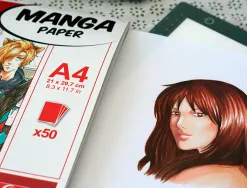 Manga illustrations bloc coll clairefontaine a4 21x29,7cm 100gr 50f
