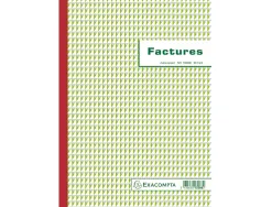 Manifold autocopiant exacompta factures a4 210x297mm foliotage 50 triplis