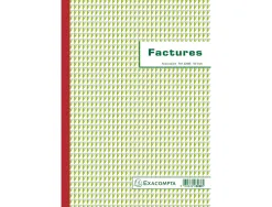 Manifold autocopiant exacompta factures tva a4 210x297mm foliotage 50 triplis