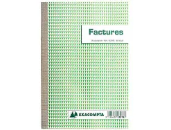 Manifold autocopiant exacompta factures a5 148x210mm foliotage 50 duplis