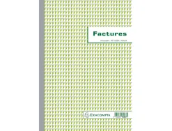 Manifold autocopiant exacompta factures a4 210x297mm foliotage 50 duplis
