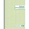Manifold autocopiant exacompta factures auto-entrepreneur a4 210x297mm foliotage 50 duplis
