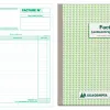 Manifold autocopiant exacompta factures auto-entrepreneur a5 148x210mm foliotage 50 duplis