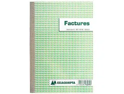 Manifold autocopiant exacompta factures a5 148x210mm foliotage 50 triplis