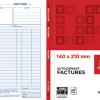 Manifold autocopiant liderpapel factures 140x210mm 50 duplis