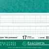 Manifold comptable exacompta piqué tête paresseuse 270x320mm horizontal 31 lignes 80 pages 17 colonnes/2 pages