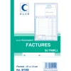 Manifold elve autocopiant 140x210mm foliotage 50 triplis factures