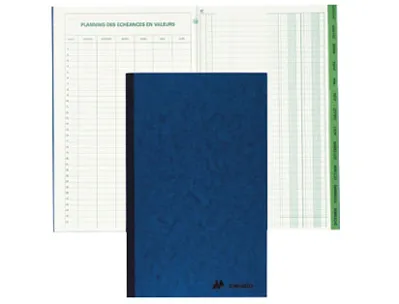 Manifold exacompta piqué 195x320mm 80 pages recettes dépenses