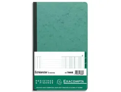 Manifold exacompta piqué 195x320mm 80 pages échéancier