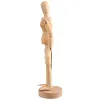 Mannequin liderpapel pour peinture et dessin articule et flexible en bois de pin 20 cm certifie fsc