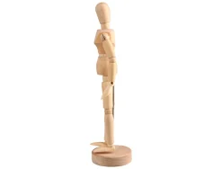 Mannequin liderpapel pour peinture et dessin articule et flexible en bois de pin 20 cm certifie fsc