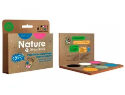 Maquillage grim'tout nature wow a l'eau palette 6 godets 3,2gr coloris assortis + 1 pinceau
