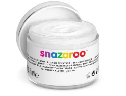 Maquillage snazaroo blanc clown utilisation sans eau couverture maximale pot 250ml