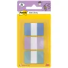 Marque-pages post-it index strong coloris pastel assortis 1 set 3x12 unites