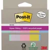 Marque-pages post-it papier index coloris pastel assortis lot 5x70 unites