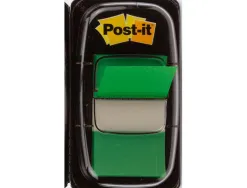 Marque-pages post-it standard index 25x44mm 50f coloris vert