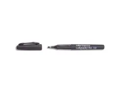 Marqueur artline calligraphie largeur trait 3mm pointe fibre encre base eau sans xylène prise ergonomique coloris noir