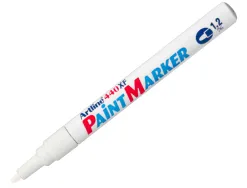 Marqueur artline permanent paint marker 440 pointe fine conique 1.2mm encre pigmentée base d'huile coloris blanc